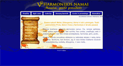 Desktop Screenshot of harmonijosnamai.lt